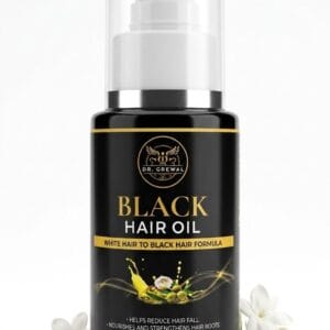 Dr. Grewal Premium Black Hair Oil (Advanced Premature Greying & Follicle Rejuvenator Formula)