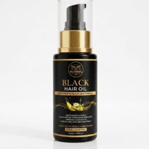 Dr. Grewal Premium Black Hair Oil (Advanced Premature Greying & Hair Fall Control Formula)
