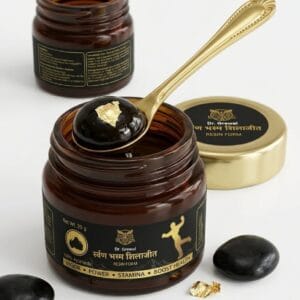 Dr. Grewal Premium Swarna Bhasma Shilajit (Advanced Gold-Infused Vitality & Strength Formula)